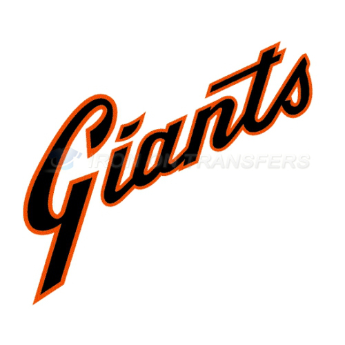 San Francisco Giants Iron-on Stickers (Heat Transfers)NO.1893